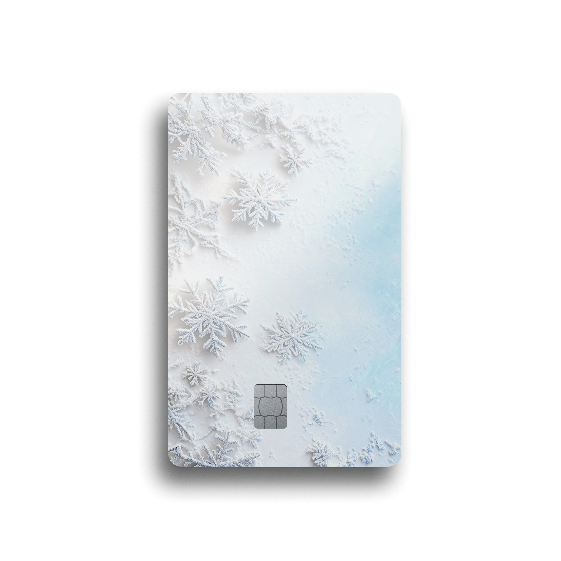 Frosted Snowflakes Card Skin